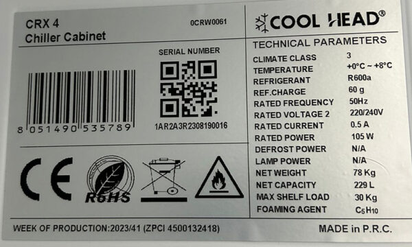ENFRIADORA CRX 4 COOL HEAD - Imagen 3