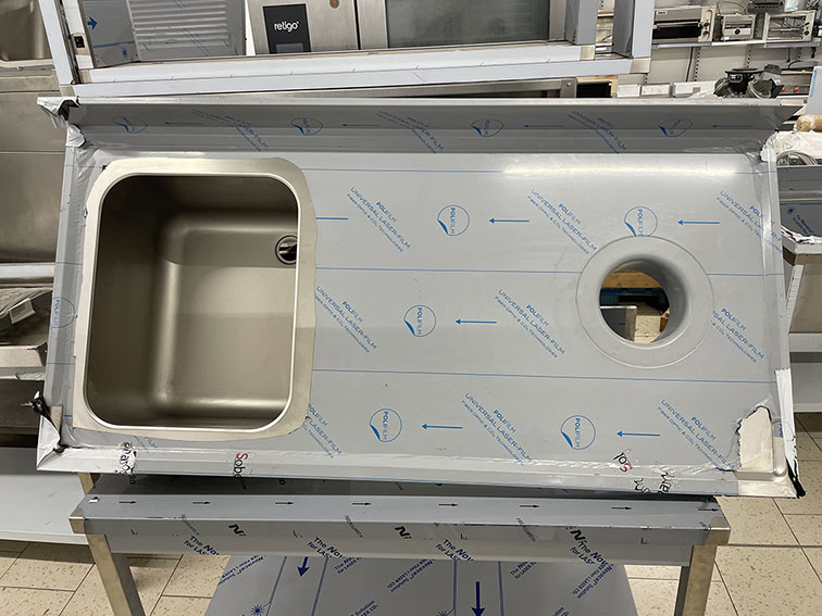 SOBREPICA SENO HUECO BASURA INOX