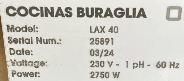 LAVAVAJILLAS LAX40 SAMMIC - Imagen 3