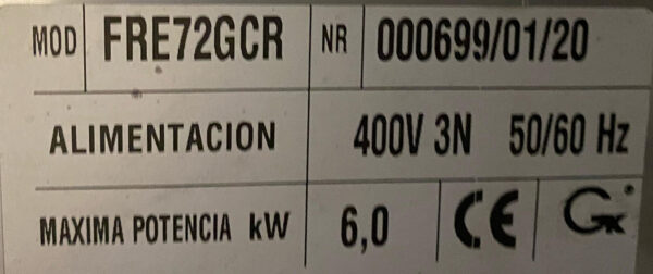 PLANCHA ELÉCTRICA RALLADA FRE72GCR GIORIK - Imagen 3
