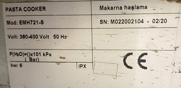 HERVIDOR PASTA EMH721-S - Imagen 3