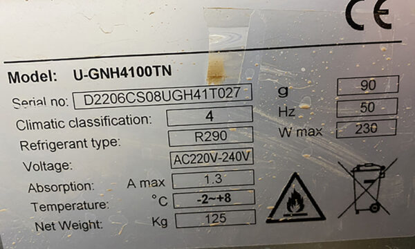 BAJO MOSTRADOR U-GNH4100TN - Imagen 3