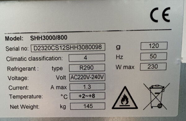 BAJO MOSTRADOR CHEF SALAT SHH3000/800 - Imagen 3
