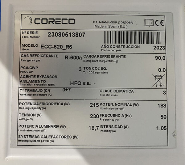 ENFRIADORA ECC-620_R6 DOCRILUC - Imagen 3